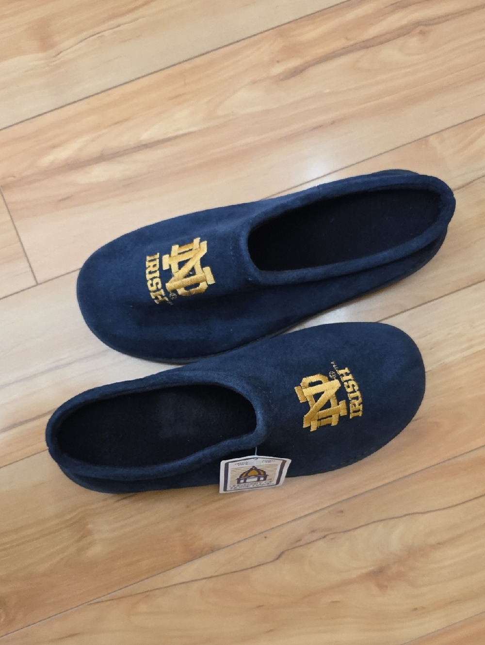 Hush Puppies Notre Dame Slippers Navy Suede Mens 9 NWT